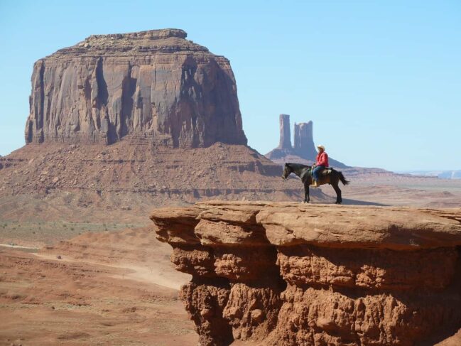 Reiter auf dem Monument Valley monument valley reiter