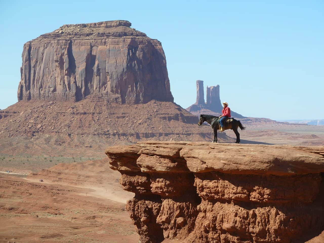 Reiter auf dem Monument Valley